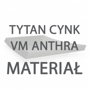 Blacha w arkuszach Tytan Cynk VM Anthra