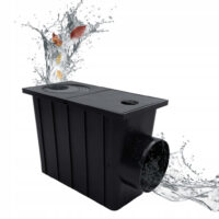 Osadnik-rynnowy-czarny-Czyszczak-rynny-Studzienka-Rewizja-110mm-BOCZNY Osadnik-rynnowy-czarny-Czyszczak-rynny-Studzienka-Rewizja-110mm-BOCZNY